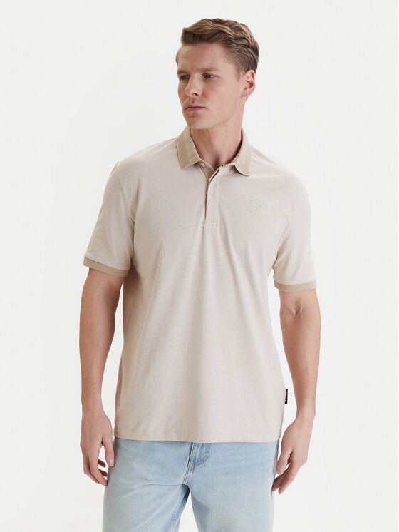 Beverly Hills Polo Club Beverly Hills Polo Club Polo W126-BHMPO-1028-39M Beis Regular Fit