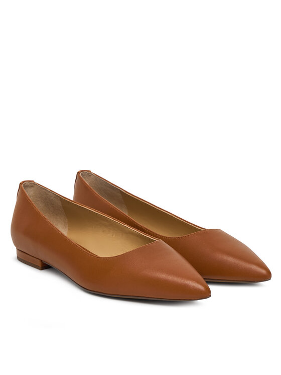 LAUREN RALPH LAUREN Balerinke LAUREN RALPH LAUREN Londyn 802P09039002 Rjava