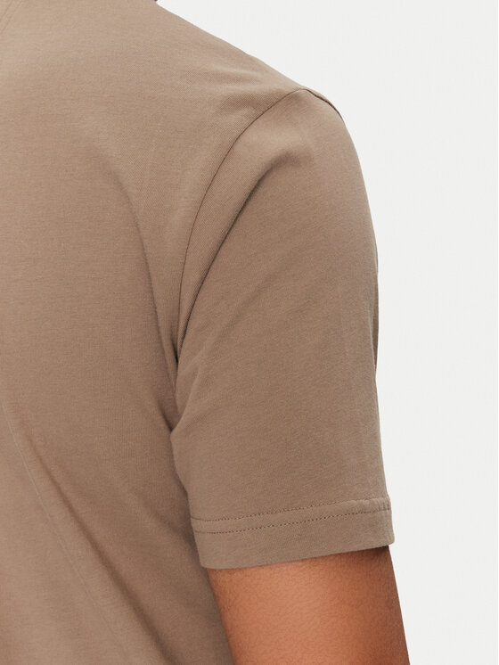 BOSS BOSS T-shirt 50531271 Beige Regular Fit