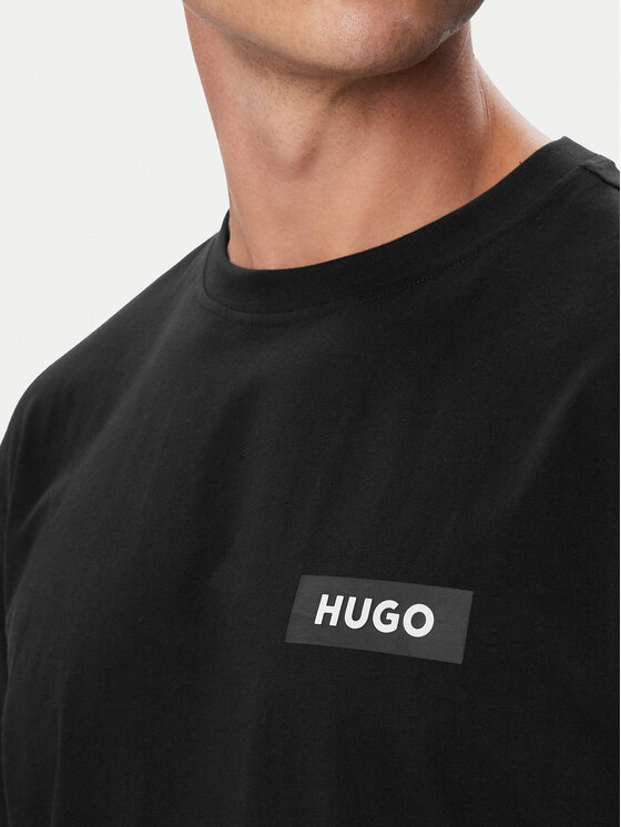 HUGO HUGO Pizsama Ron Short Set 50578605 Fekete Regular Fit