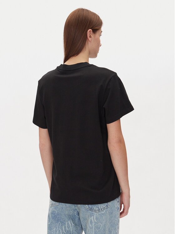HUGO HUGO Póló Vintage Tee 50537239 Fekete Relaxed Fit