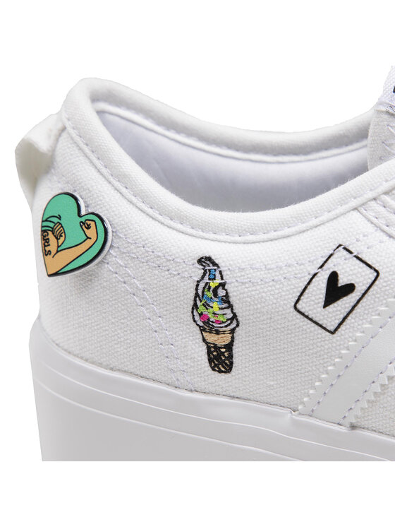 adidas Zapatillas adidas NIzza Platform J FY2531 Blanco