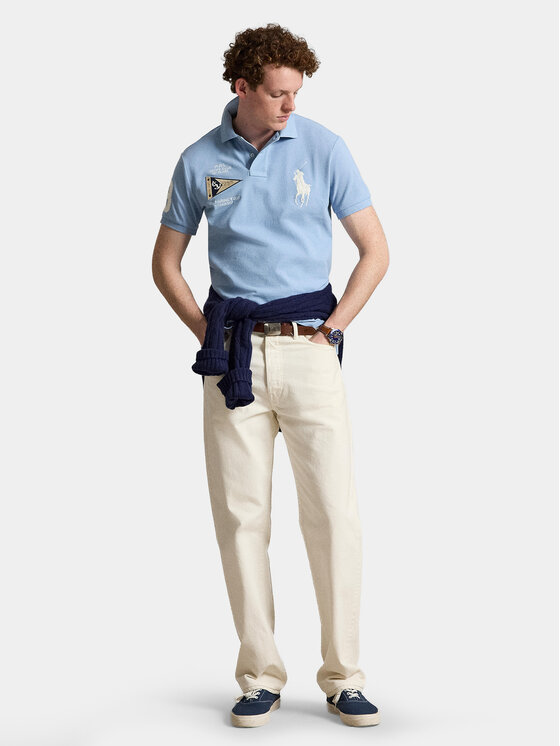 Polo Ralph Lauren Polo Ralph Lauren Polo 710B21921002 Azul claro Custom Slim Fit