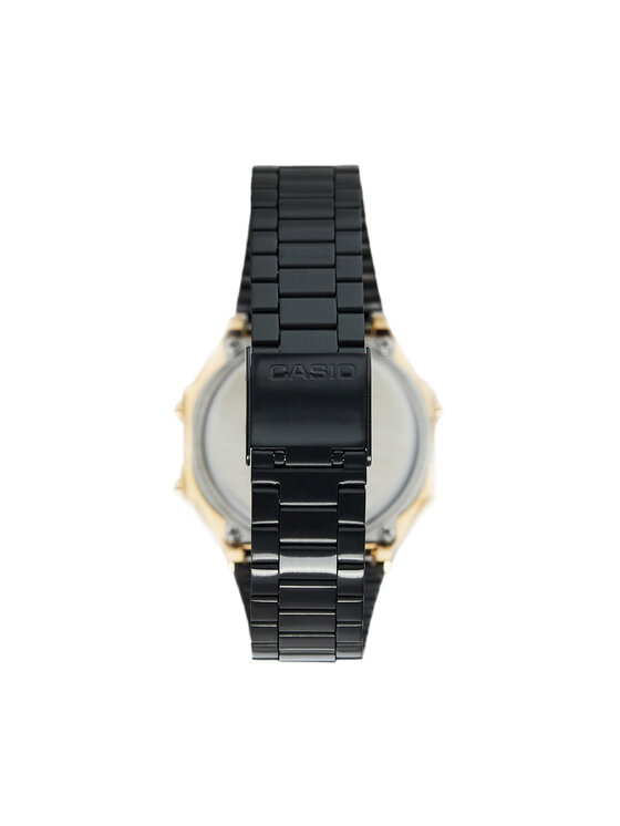 Casio Pulkstenis Casio Vintage A168WEGB-1BEF Melns