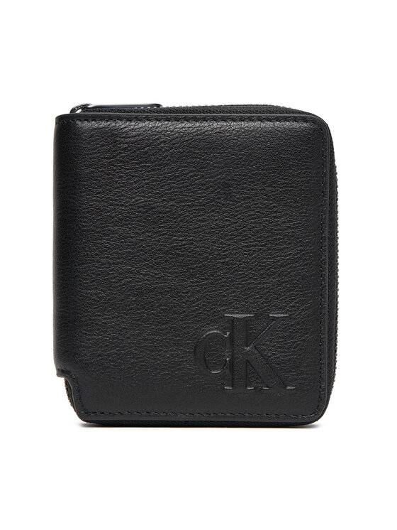 Calvin Klein Piniginė Calvin Klein Ck Zip Billfold LV04D1077G Juoda