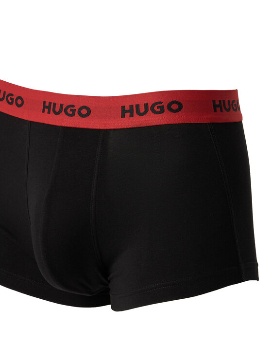 HUGO HUGO Conjunto de calzoncillos boxer Trunk Triplet 50532611 Negro