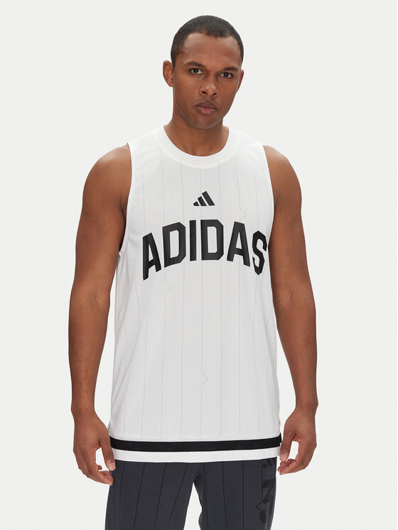 adidas adidas Tank top Seasonal Essentials US Sport JD8088 Bijela Regular Fit