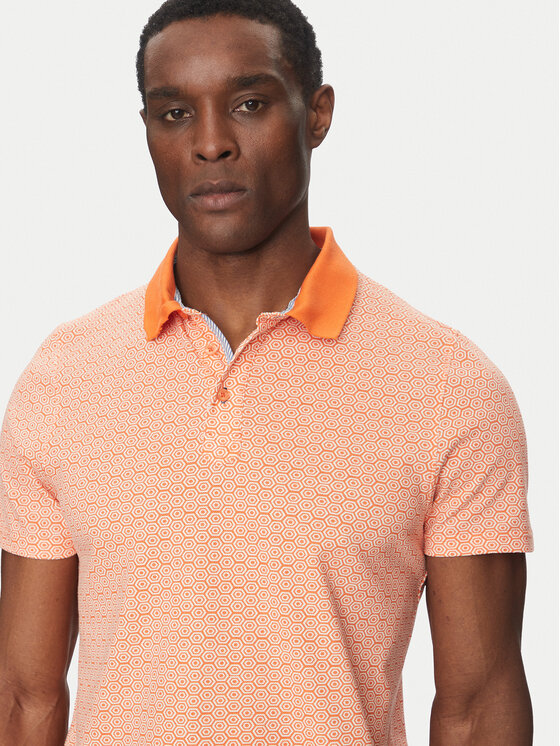 INDICODE INDICODE Polo Mauricus 41-046 Naranja Regular Fit