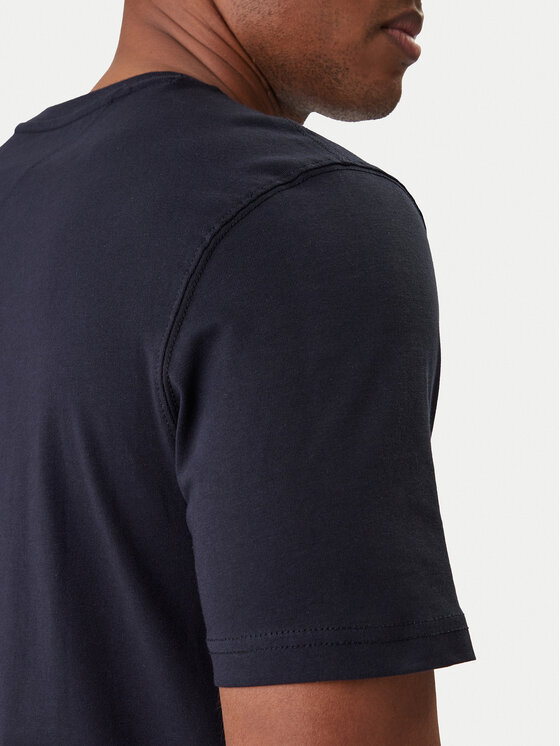 Tommy Hilfiger Tommy Hilfiger Camiseta Embro Flag MW0MW42736 Azul marino Regular Fit