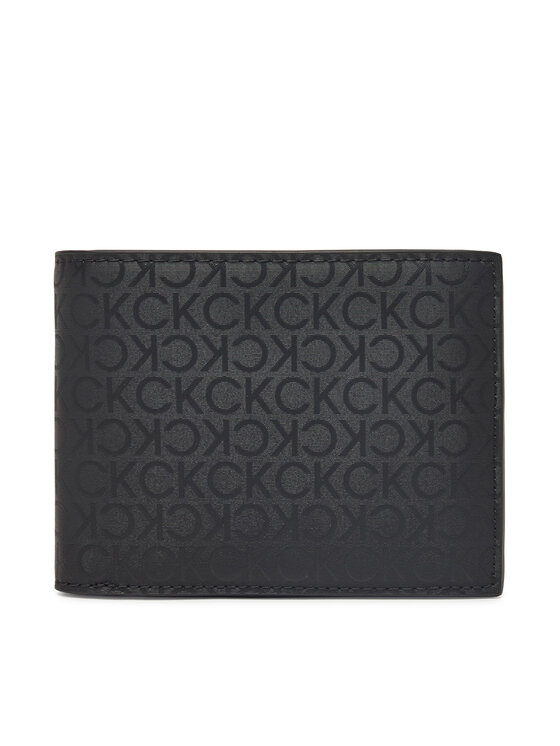 Calvin Klein Piniginė Calvin Klein Ck Sleek Trifold 10Cc W/Coin K50K512865 Juoda