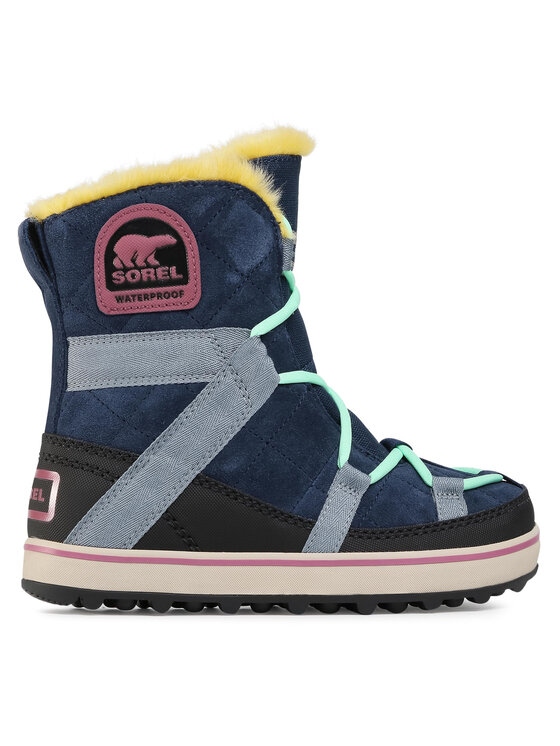 Sorel Sněhule Sorel Glacy Explorer Shortie NL2079 Tmavomodrá