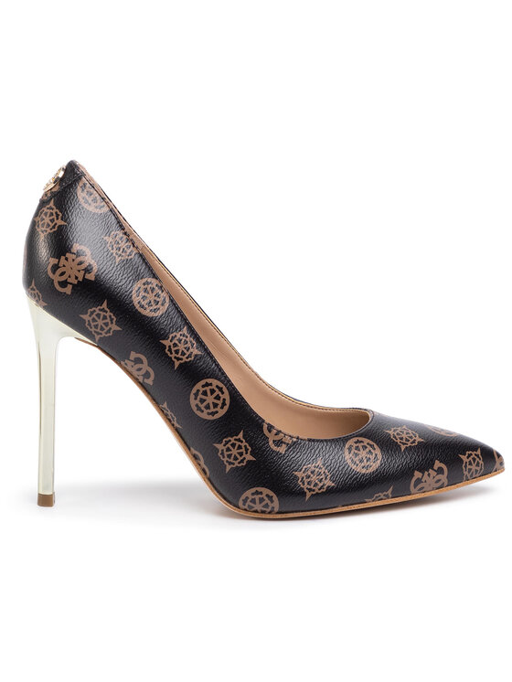 Guess Augstpapēžu kurpes Guess Crew7 FL6CR7 FAL08 Brūns