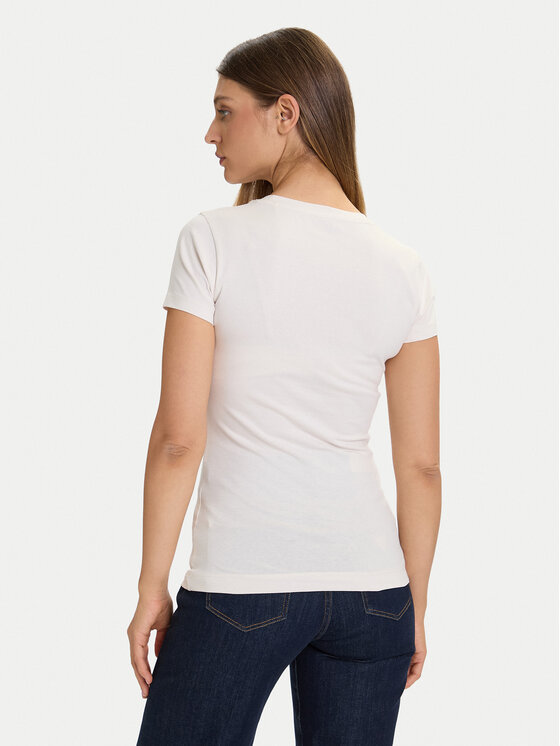 Guess Guess Camiseta W5BI29 J1314 Écru Slim Fit