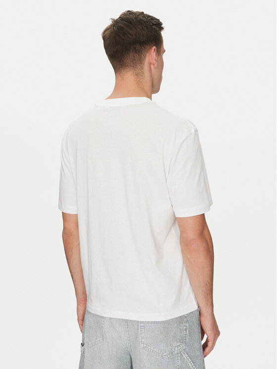 HUGO HUGO Футболка Newromi 50542934 Білий Regular Fit
