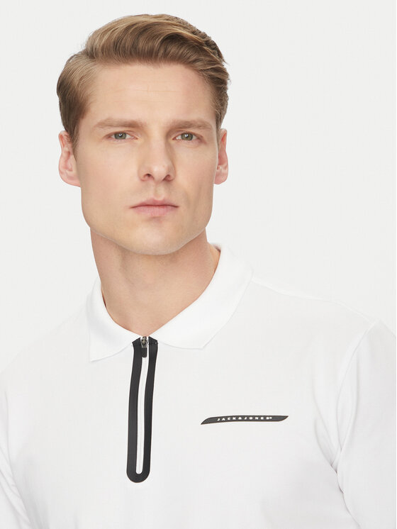 Jack & Jones Jack & Jones Поло Fusion 12273127 Білий Regular Fit
