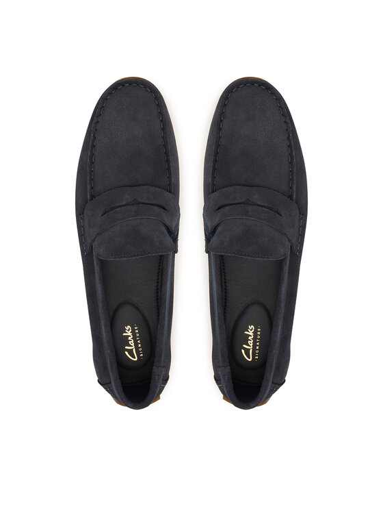 Clarks Мокасини Clarks Corsley Bar 26184514 Cиній