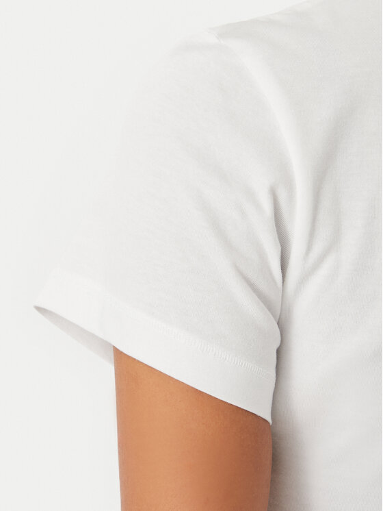 Calvin Klein Jeans Calvin Klein Jeans Majica J20J212883 Bela Slim Fit