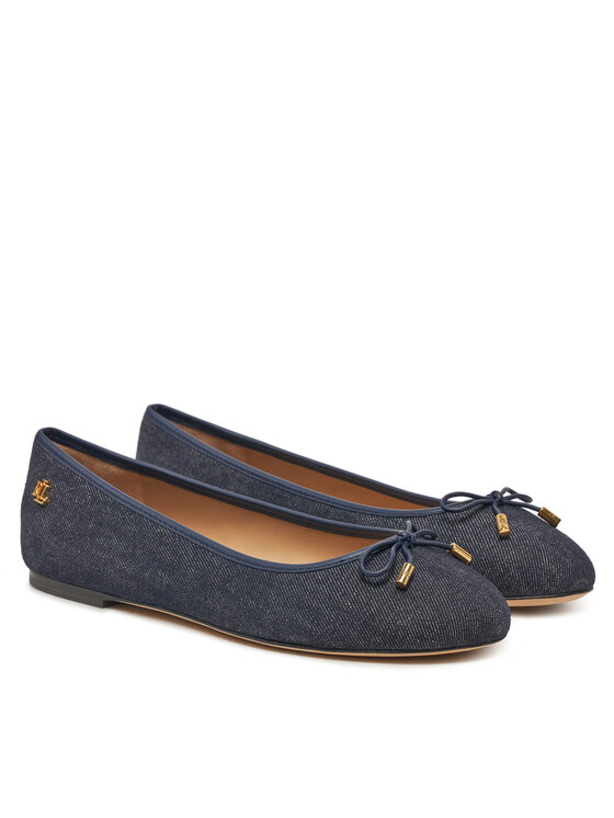 LAUREN RALPH LAUREN Baleríny LAUREN RALPH LAUREN Jayna 802962175001 Tmavomodrá