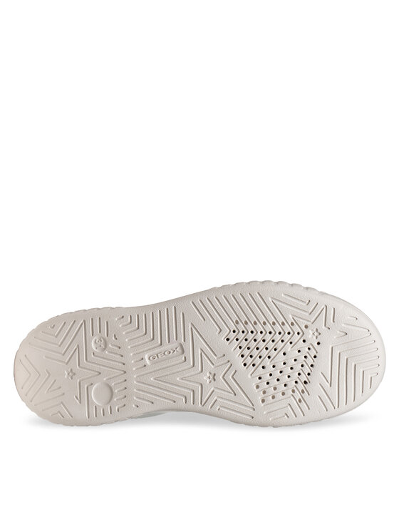 Geox Sneakersy Geox J Mikiroshi Girl J45DVA 054EW C1ZH8 S Biela