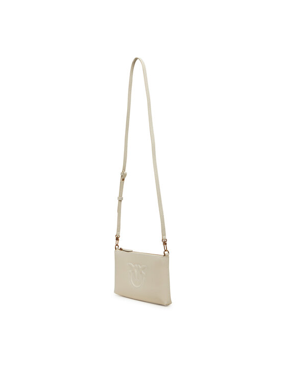 PINKO Táska PINKO Flat Horizontal Mini PE 25 PCPL 104277 A2AN Fehér