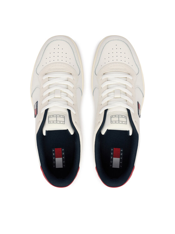 Tommy Jeans Sneakers Tommy Jeans Tjm Retro Basket EM0EM01681 Alb