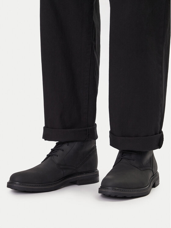 Clarks Черевики Clarks Newford Mid 26183381 Чорний