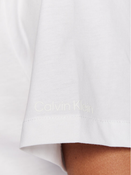 Calvin Klein Calvin Klein Marškinėliai Smooth K20K205338 Balta Regular Fit