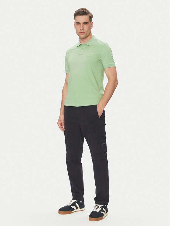 BOSS BOSS Поло Passenger 50507803 Зелений Slim Fit