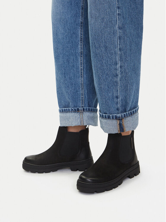 Lasocki Kotníková obuv s elastickým prvkem Lasocki CEO-WI23-PUSZAN-01 Černá