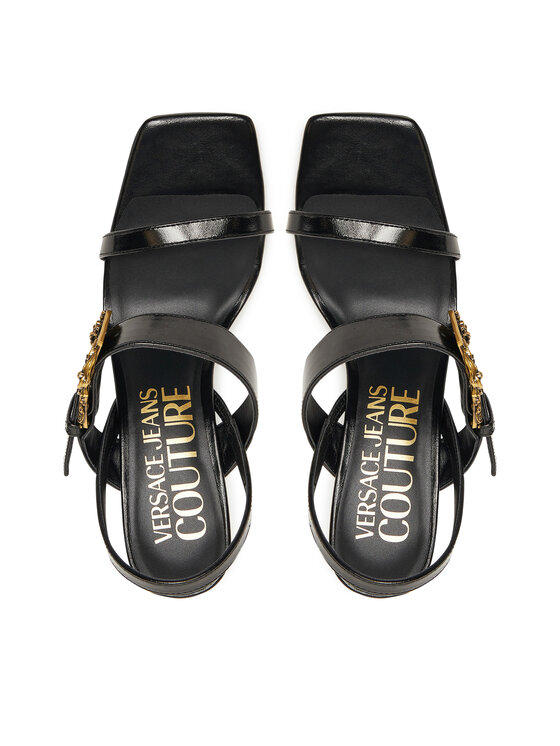 Versace Jeans Couture Босоніжки Versace Jeans Couture 79VA3S71 Чорний