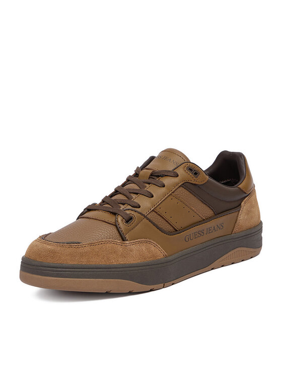 Guess Jeans Sneakersy Guess Jeans EO-TEKSAS-02 126AM Světle hnědá