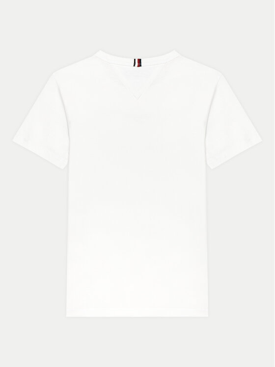 Tommy Hilfiger Tommy Hilfiger Majica Multiflag KB0KB09532 D Bela Regular Fit