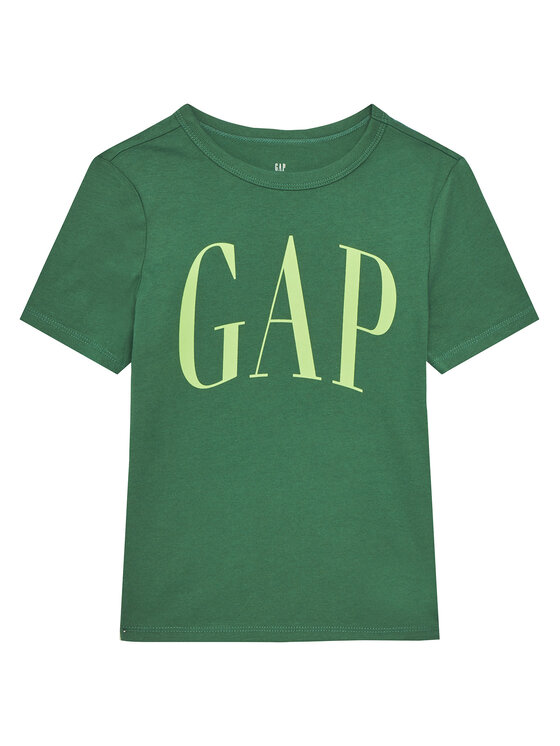 Gap Gap Футболка 708411-00 Зелений Regular Fit