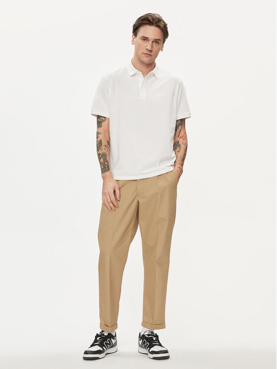 Pepe Jeans Pepe Jeans Поло Harper PM542157 Білий Regular Fit