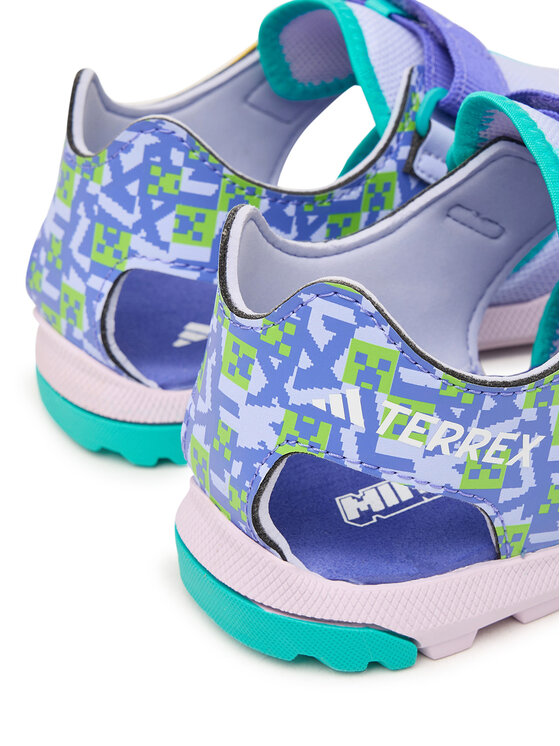 adidas Босоніжки adidas Minecraft Terrex Captain Toey 2.0 Sandals JR1317 Фіолетовий