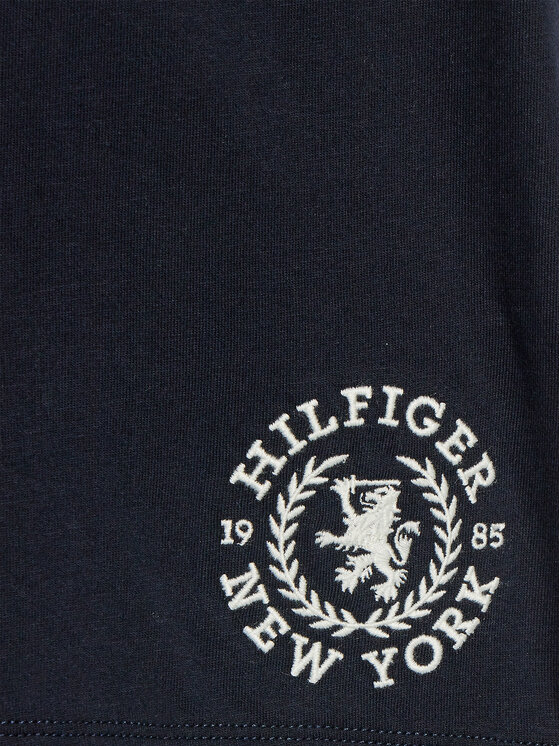Tommy Hilfiger Tommy Hilfiger Marškinėliai Crest Logo KB0KB08675 D Tamsiai mėlyna Regular Fit