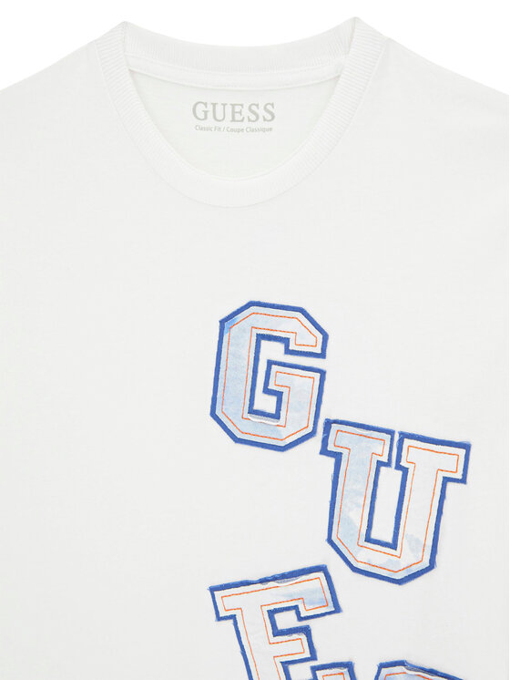 Guess Guess Футболка L6GI02 K8HM4 Білий Relaxed Fit