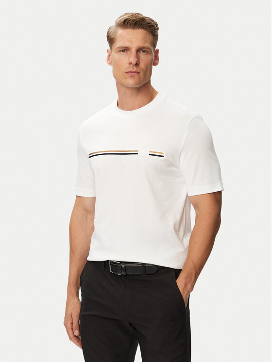 BOSS BOSS Camiseta C-Taut 41 50565785 Blanco Regular Fit