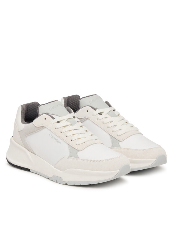 Calvin Klein Sneakersy Calvin Klein City Runner Laceup Ny-Su HM0HM02308 Krémová