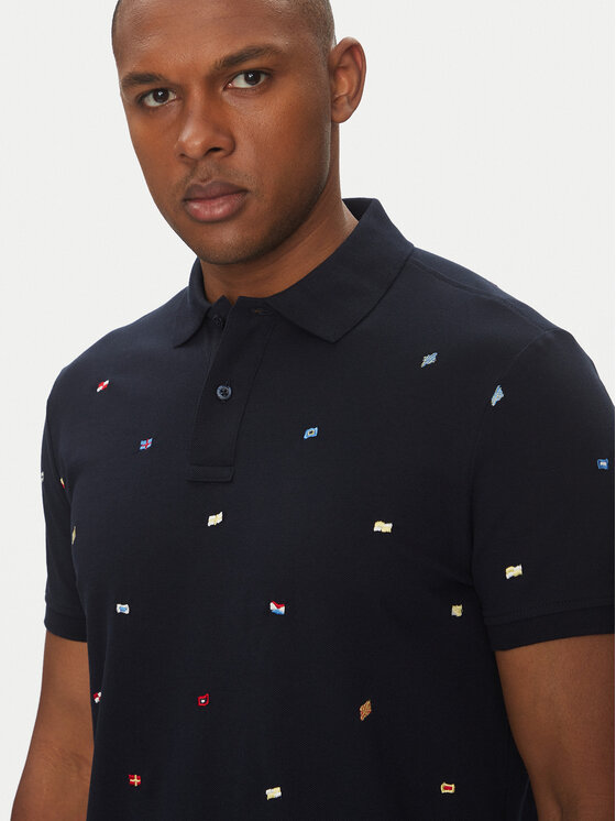Tommy Hilfiger Tommy Hilfiger Polo majica Critter MW0MW39044 Mornarsko modra Regular Fit