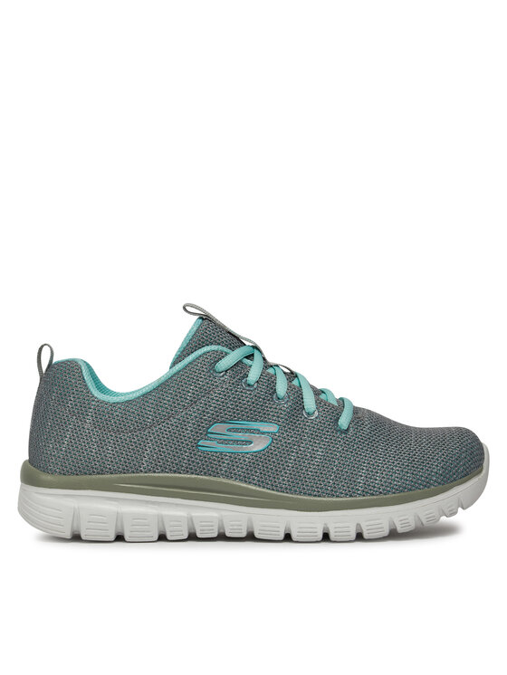 Сникърси Skechers Twisted Fortune 12614/GYMN Сив