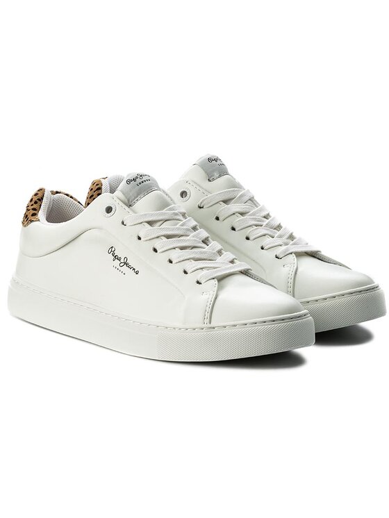 Pepe Jeans Снікерcи Pepe Jeans Adams Junior PGS30303 Білий
