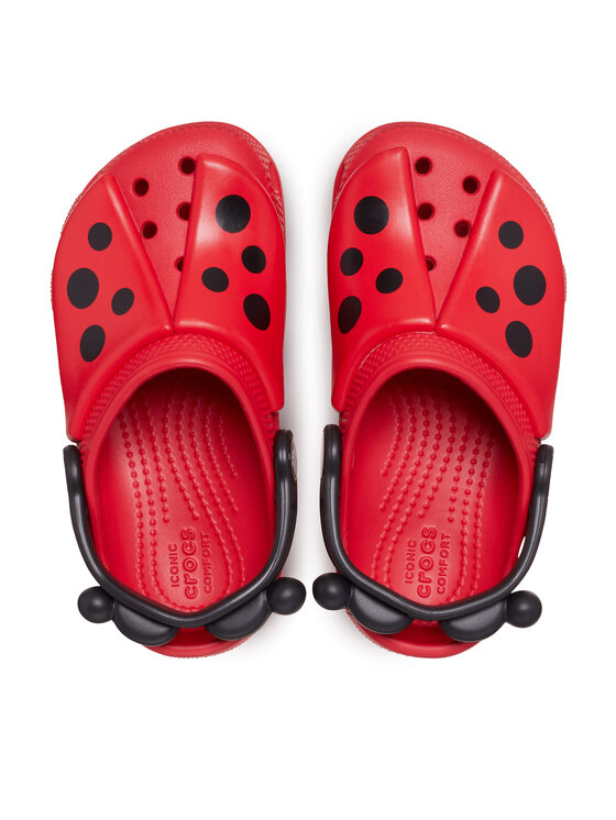 Crocs Iešļūcenes Crocs Classic Iam Ladybug Clog T 210016 Sarkans