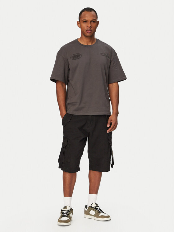 Alpha Industries Alpha Industries Camiseta World Logo 258514 Gris Regular Fit