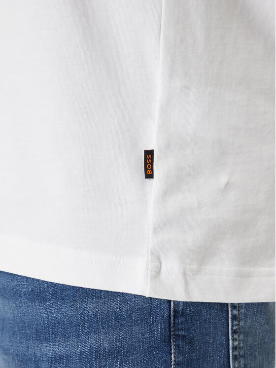 BOSS BOSS Camiseta Te_Move 50547087 Blanco Relaxed Fit