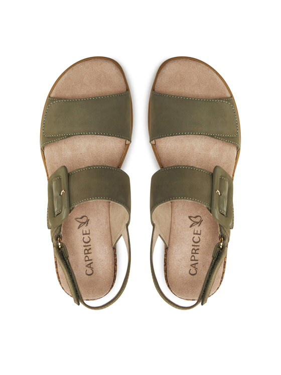 Caprice Sandały Caprice 9-28753-42 Khaki