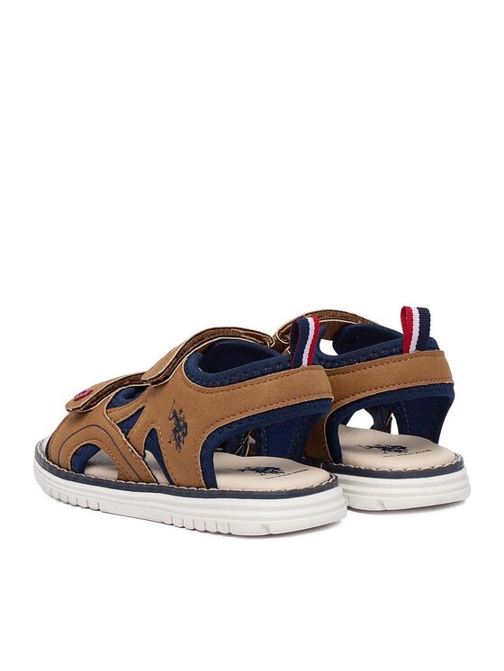 U.S. Polo Assn. Босоніжки U.S. Polo Assn. EO-GARDA002K/6Y1 Світло-коричневий