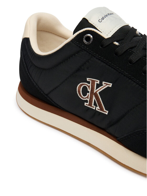 Calvin Klein Jeans Sneakersy Calvin Klein Jeans Retro Runner Ess Mix Mat YM0YM01361 Czarny