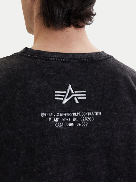 Alpha Industries Alpha Industries Camiseta Acid Logo 258519 Negro Regular Fit
