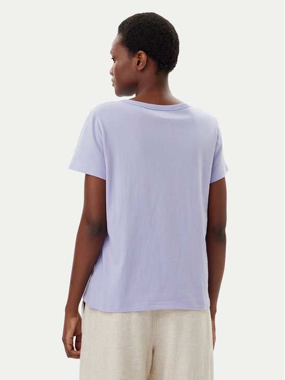 Gap Gap Camiseta 723631-00 Violeta Regular Fit